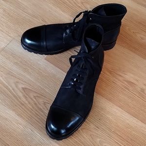 Calzoleria Napoletana Men's leather shoes size 11 Made in Italy.